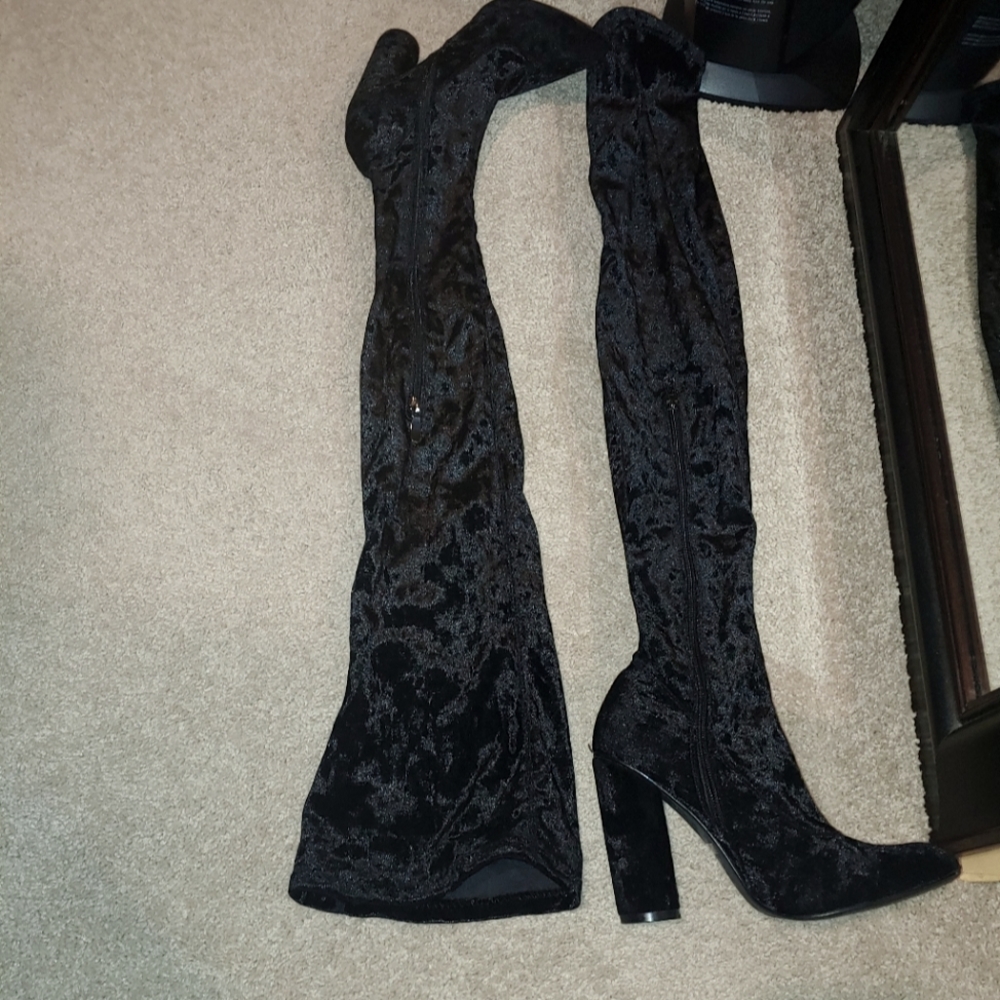 Black boots